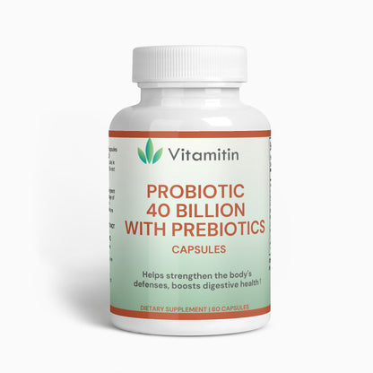 Probiotic 40 Billion with Prebiotics